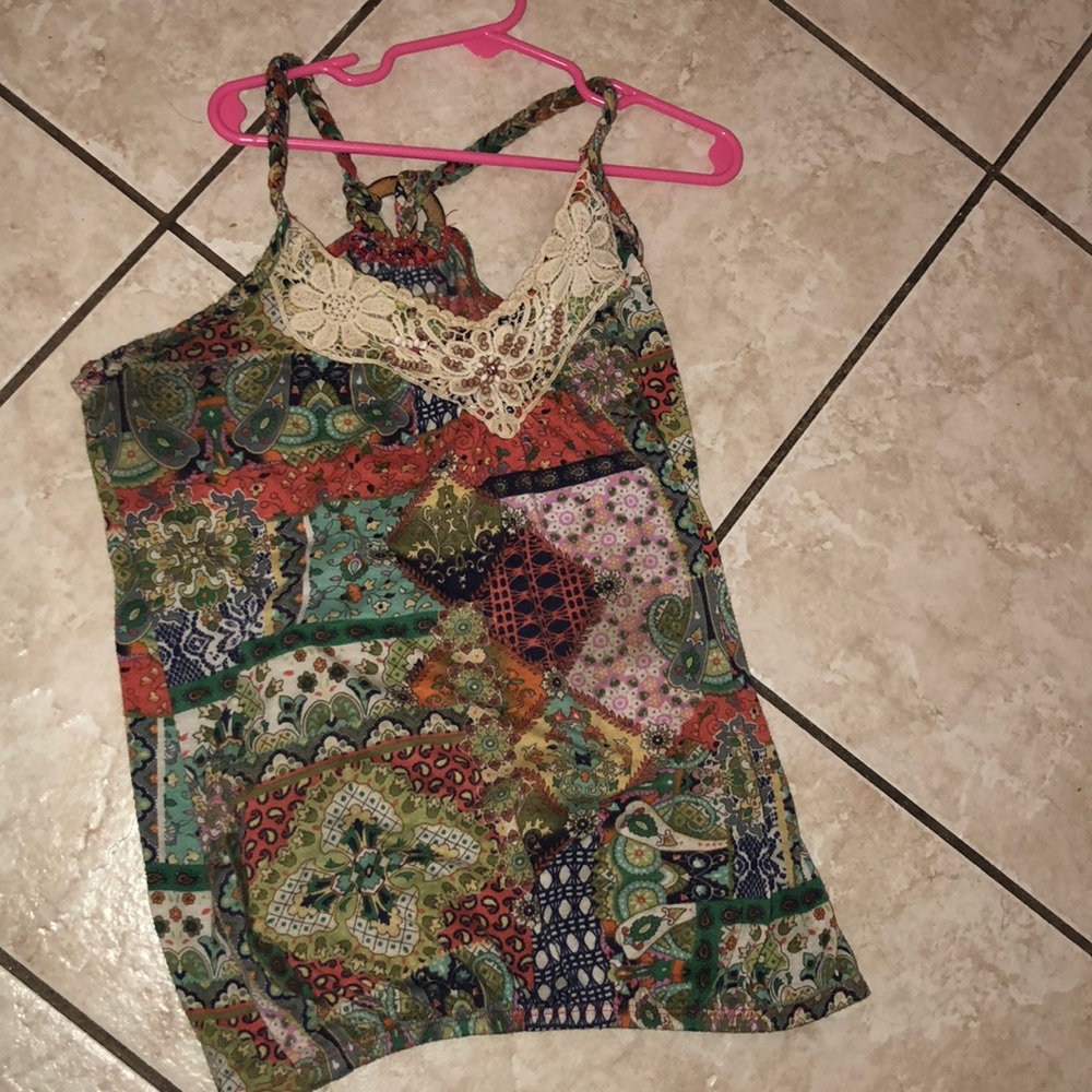 multi colored top